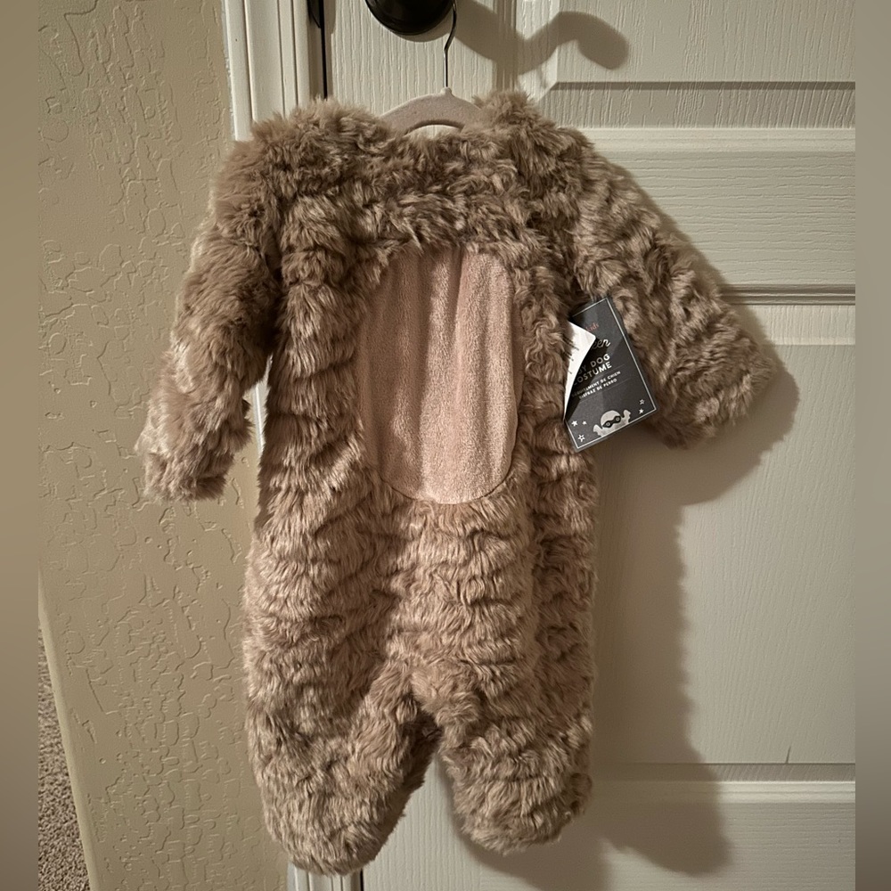 Brand new with tags pottery barn baby dog costume. 0-6 months
